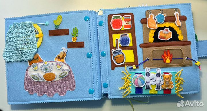 Книга из фетра лунтик