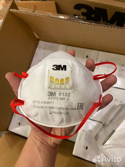Респиратор 3М 8132 FFP3 класс защиты 10 штук