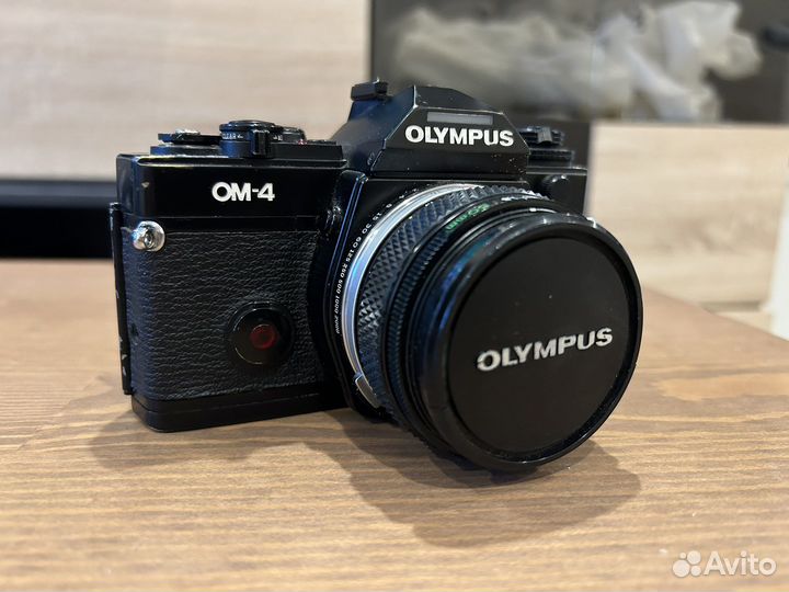 Olympus om-4 с объективом zuiko 50 1.8