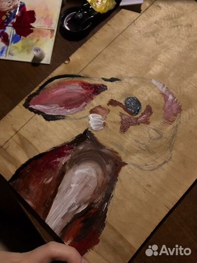 Картина масло и акрил