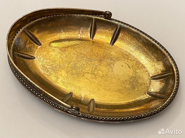 Винтажная Конфетница Мельхиор Посеребрение