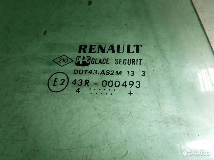Стекло двери задней правой Renault Laguna