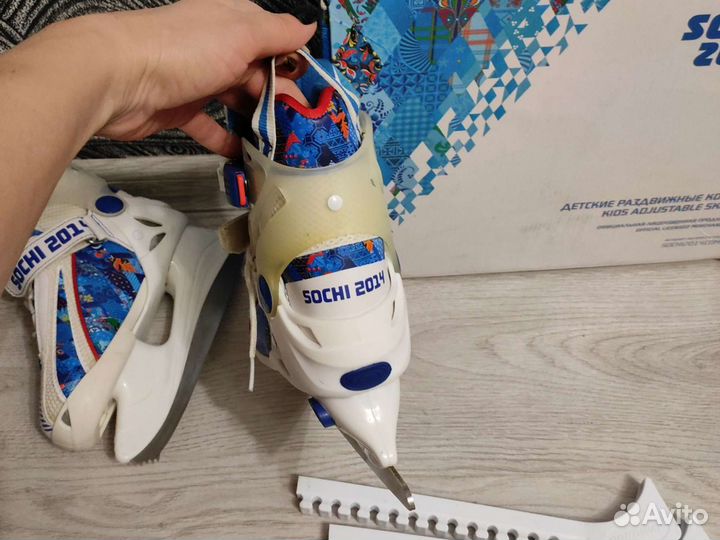 Коньки р.29-33 раздвижные