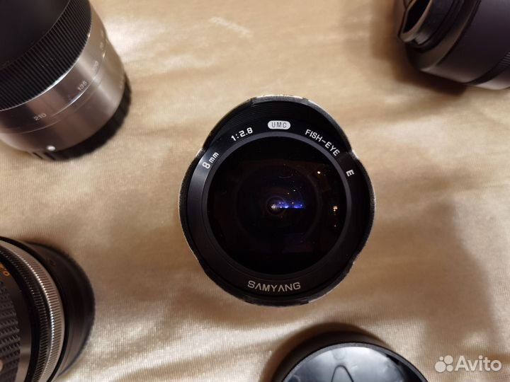 Объективы и фоторюкзак для Sony E