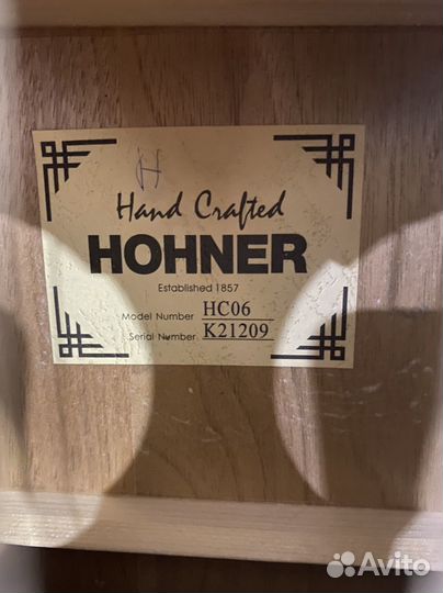 Гитара hohner hc06