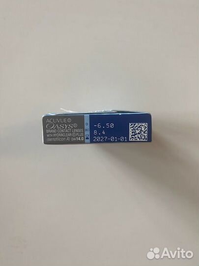 Контактные линзы Acuvue Oasys 5 линз / 8.4 / -6.50