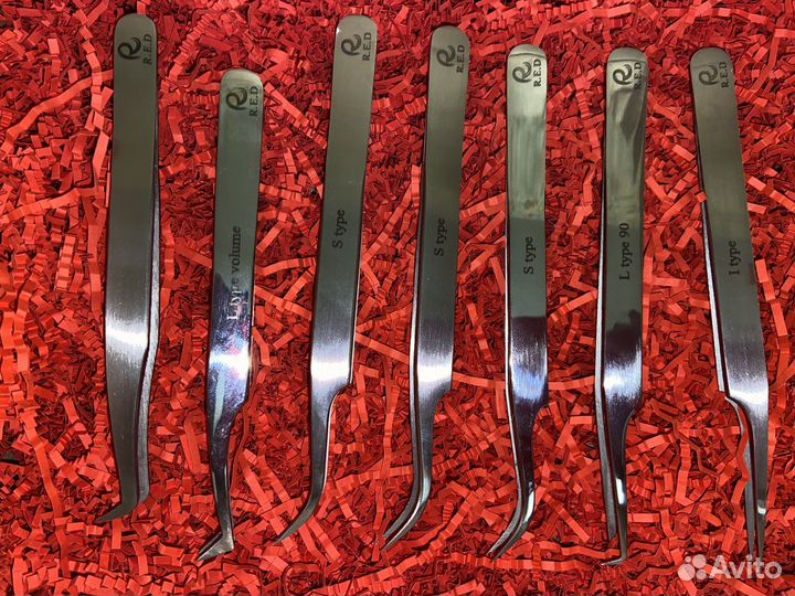 Пинцет для наращивания ресниц