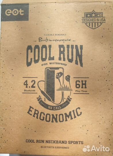 Новая Bluetooth гарнитура cool RUN neckband sports