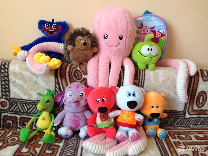 Лунтик, Кузя, Ми-ми-мишки, Ам Ням, Хаги Фаги