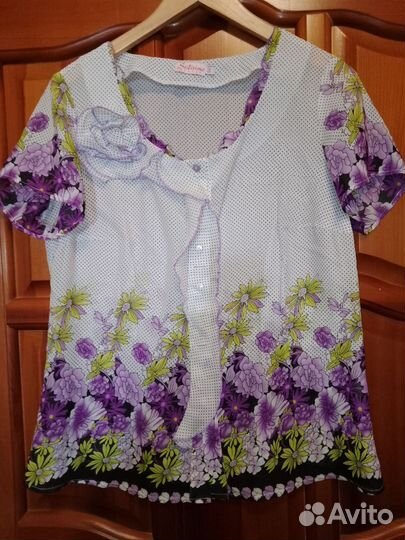 Блузка, рубашка, водолазка, бриджи, туника