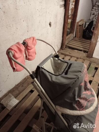 Санки коляска зимние