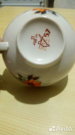 Чайные чашки СССР дулево