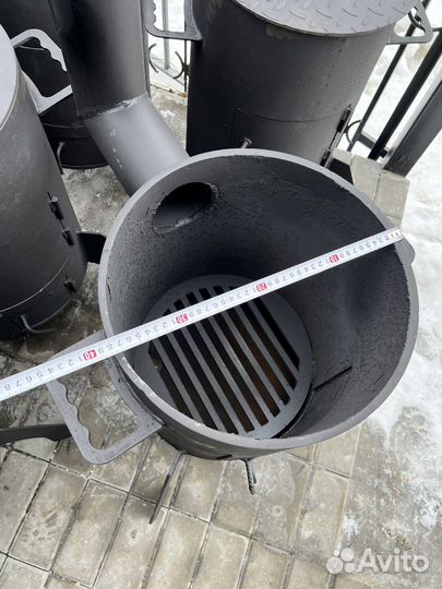 Печь для казана 10 мм