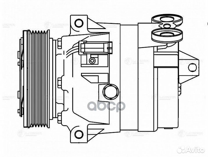 Компрессор кондиционера 2123 (в сборе) 