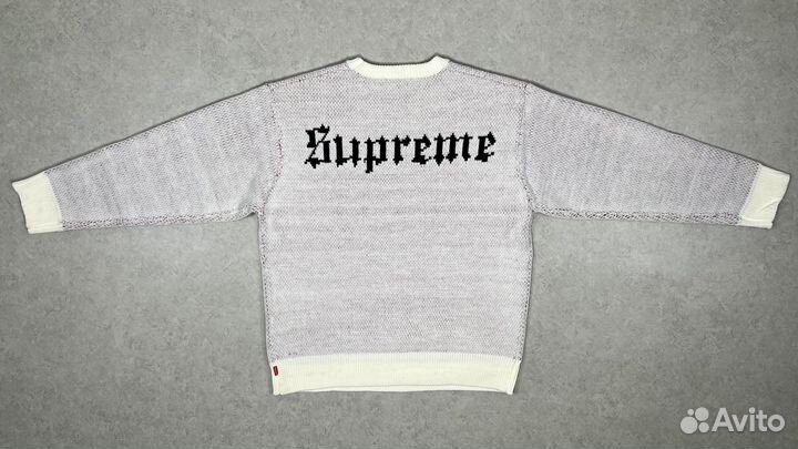 Вязаный свитер Supreme Белоснежка в наличии