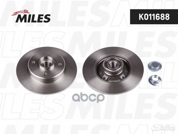 Диск тормозной задний с подшипником citroen С3