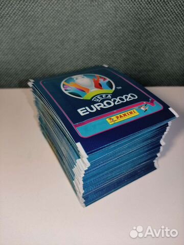 50 пакетов с наклейками panini евро 2020 preview