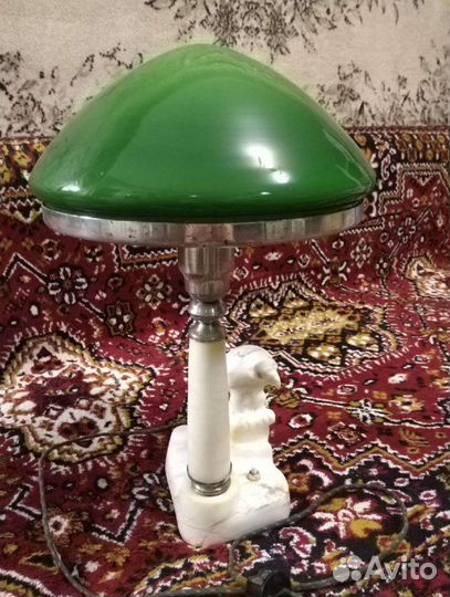 Советская мраморная настольная лампа, СССР