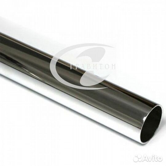 Труба d16мм,1,2мм, сталь,хром,600мм