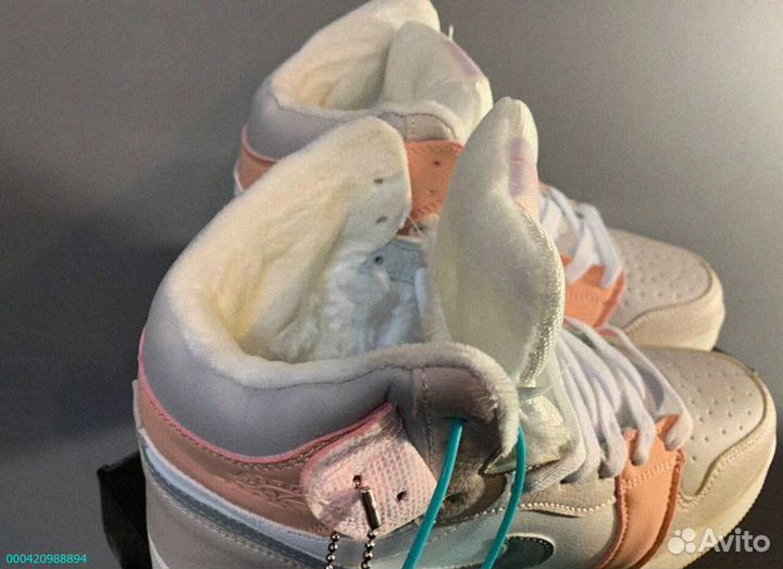 Кроссовки Nike Air Jordan тёплые (Арт.19534)