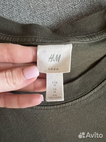 Футболка h&m с принтом (р-р M)