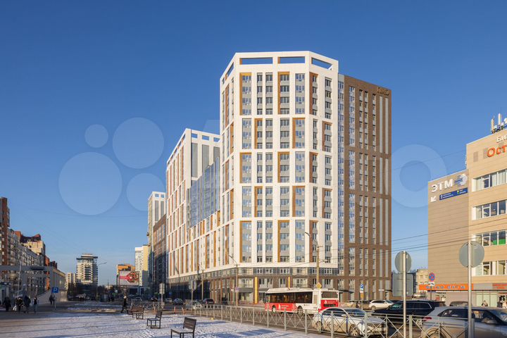 2-к. квартира, 57,3 м², 19/20 эт.