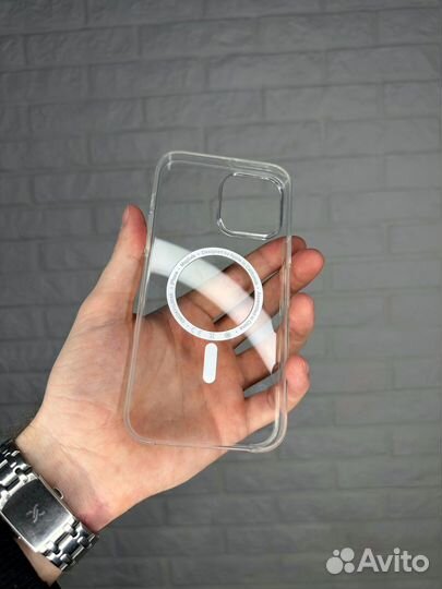 Чехол iPhone Clear case magsafe