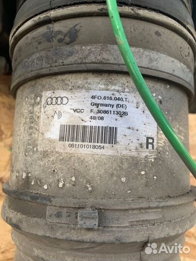 Пневмостойка передняя правая Audi A6 C6 универсал