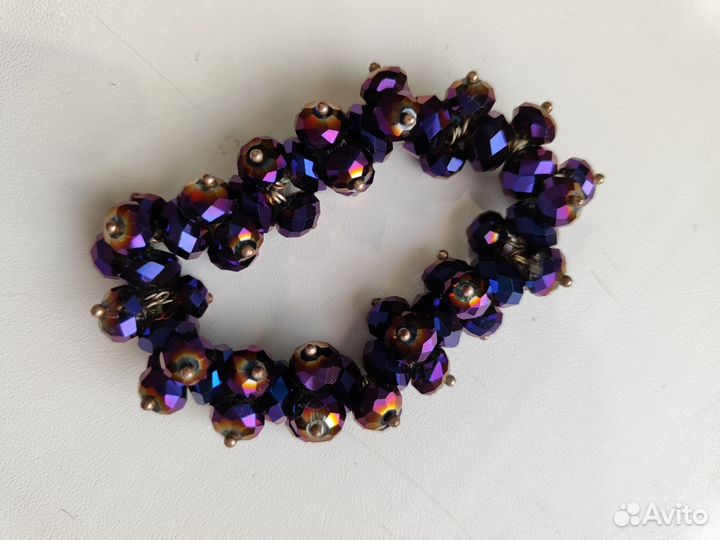 Браслеты стекло, коралл