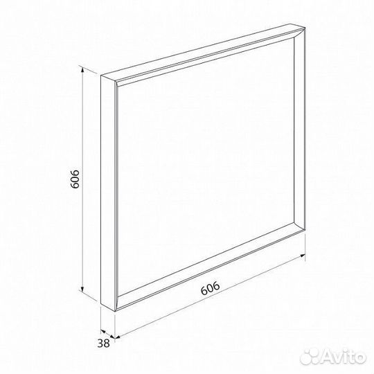 Зеркало Iddis Color Plus COL6000i98 60см