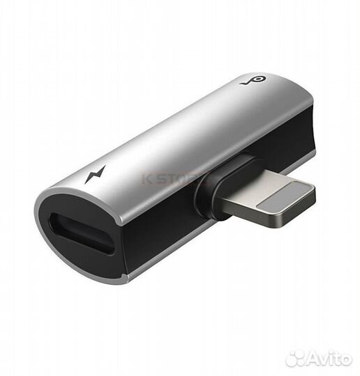 Переходник baseus L46 Male, Lightning - 2Lightning