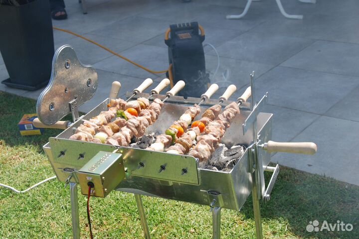 Мангал барбекю автоматический