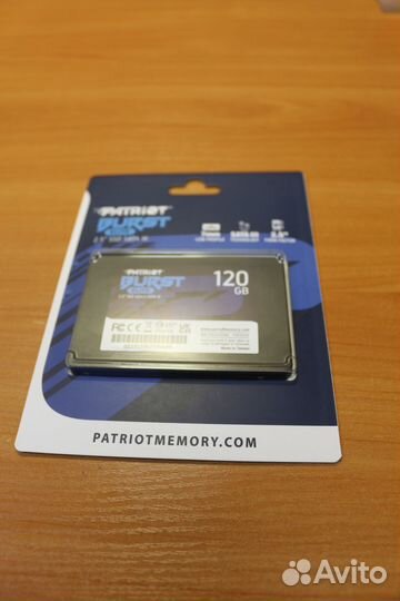 Новый SSD диск Patriot Burst elite 120 Gb 2.5