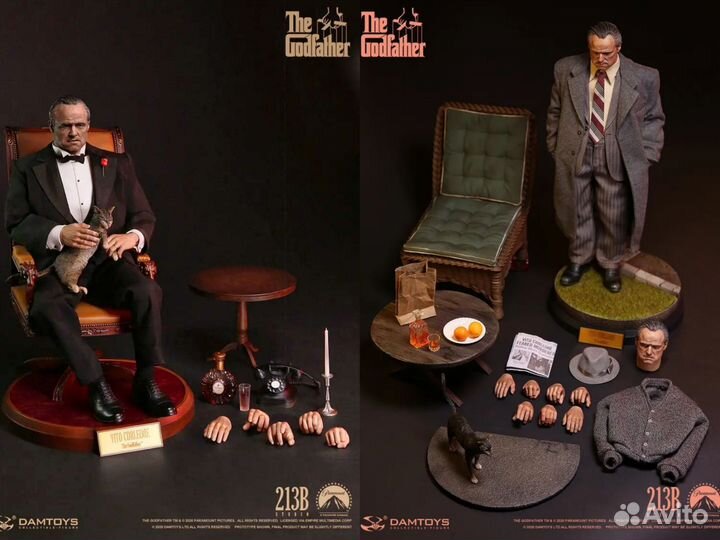 Damtoys Godfather Vito Corleone не hot toys Вито