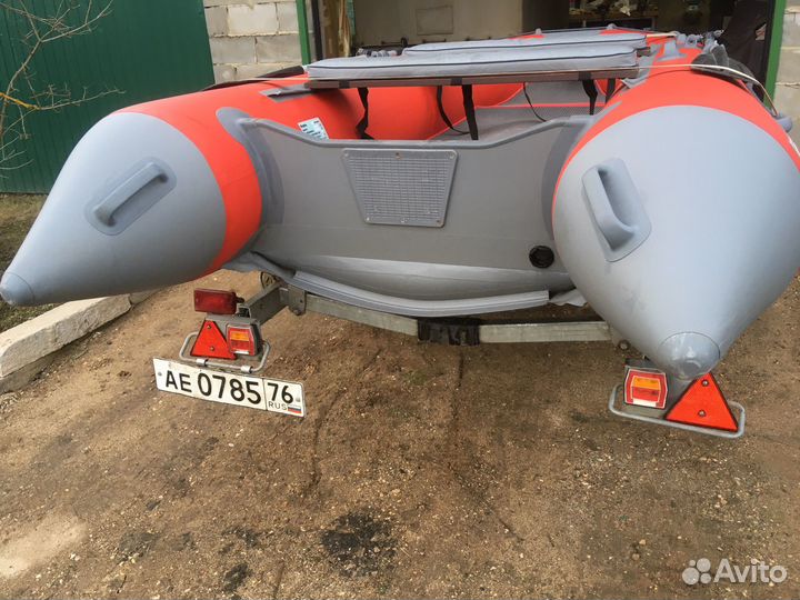 Лодка, мотор и прицеп