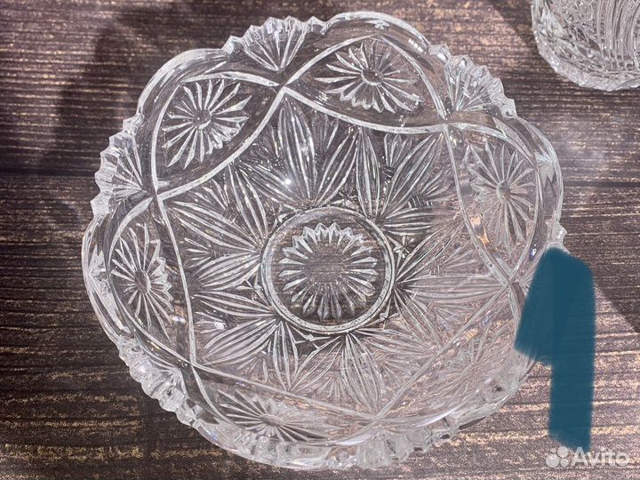 Хрусталь СССР винтаж вазы салатники конфетницы