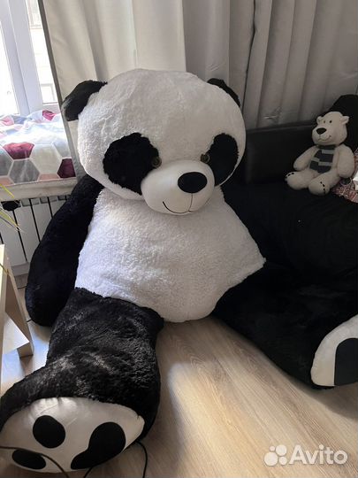 Медведь плюшевый панда огромный
