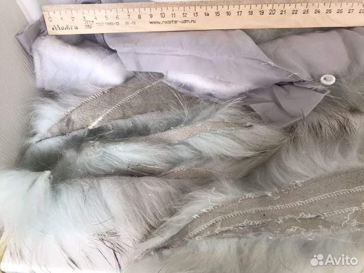 Мех песца. Кусочки. Для рукоделия