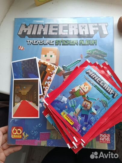 Журнал с наклейками Minecraft