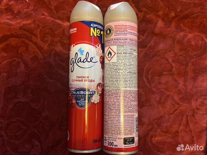 Освежитель воздуха Glade пион и сочные ягоды