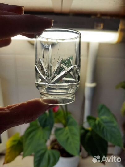 Хрустальные стопки, рюмки СССР