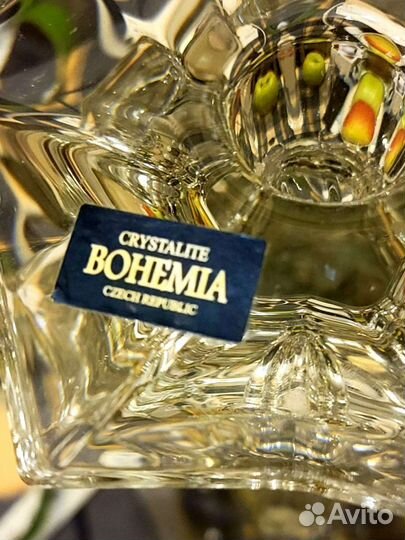 Подсвечники хрустальные Bohemia, Nachtmann новое