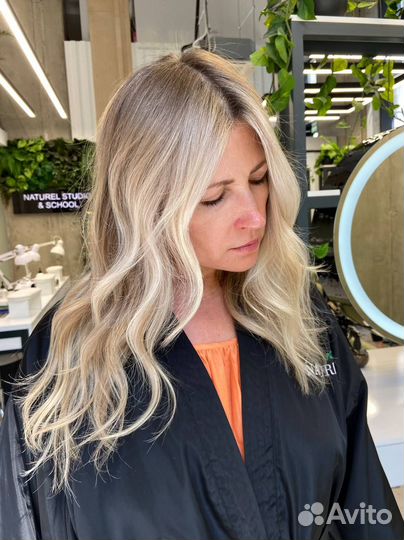 Сложное окрашивание волос у опытного мастера