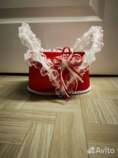 Свадебная корзинка под шампанское жениха и невесты