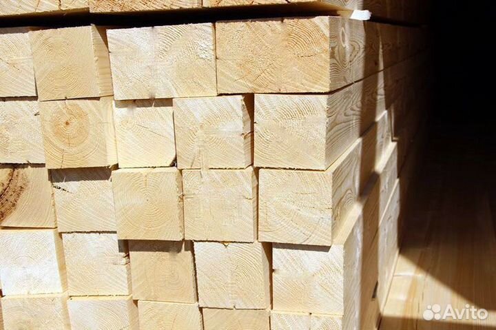 Брусок обрезной 50x50x6000 сорт 1, сосна