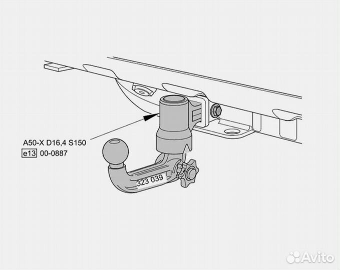 Фаркоп Range Rover, Cayenne