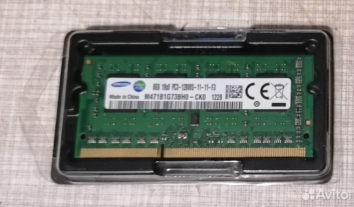 Память для Ноутбука 8Gb DDR3 12800S 1600 мгц