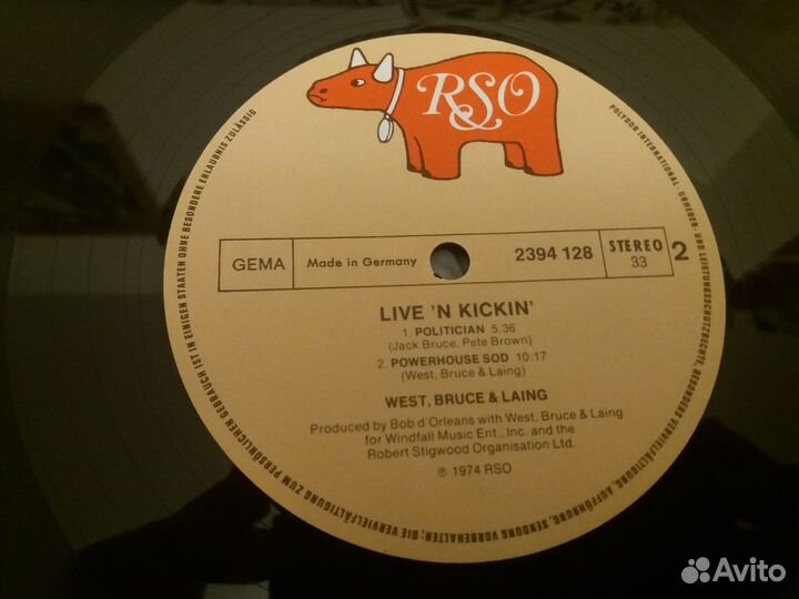 West, Bruce & Laing/Live n Kickin/1974