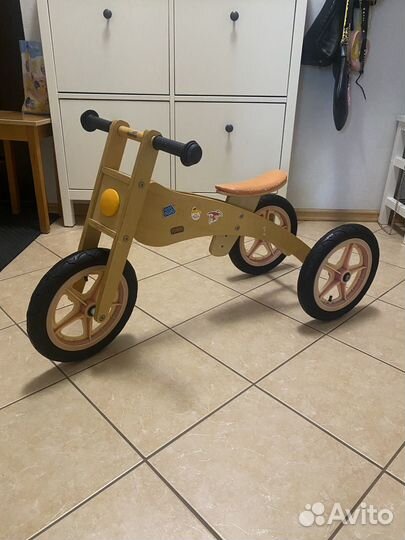 Беговел трехколесный