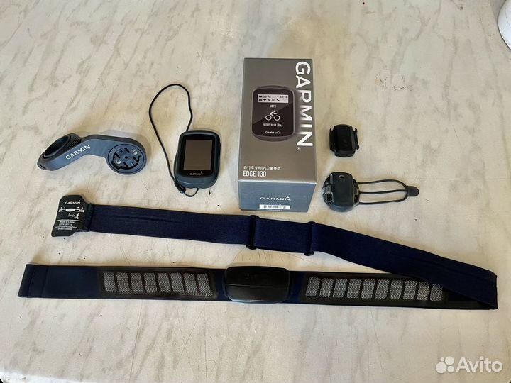 Garmin edge 130 + HRM Dual + Out-front Bike Mount